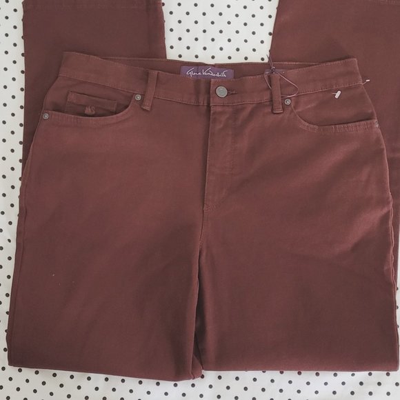 Gloria Vanderbilt Amanda Slimming Jeans (Sanguine Brown) - Picture 3 of 5